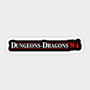 Dungeons Dragons 84 Sticker